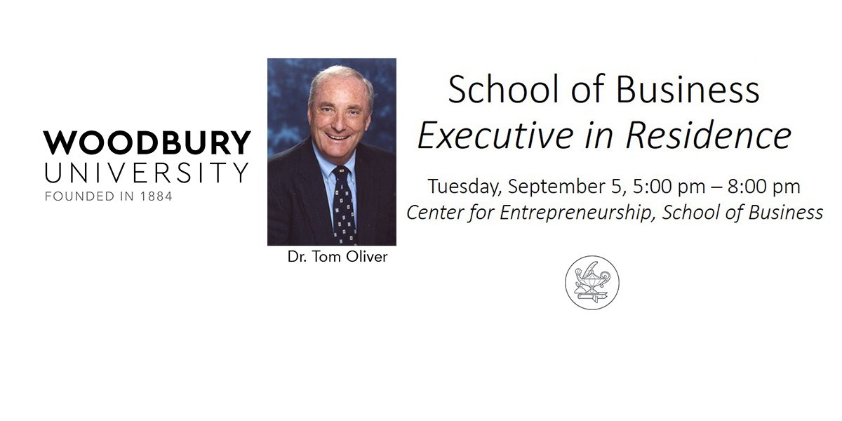 Tom Oliver School of Business Executive in Residence