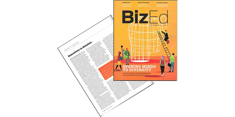 Executive in Residence Program Highlighted in BizEd Magazine