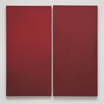 Carolee Toon - Red Bloom, oil on panel, 2012