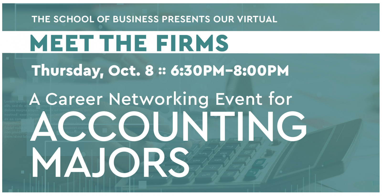 Accounting Department Coordinates Successful “Meet the Firms