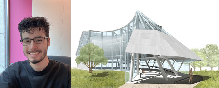 WSOA student, David Covarrubias, wins third-place in the ACSA National Steel Design Competition